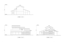 土蔵立面図