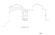 楠邸立面図