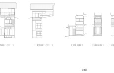 楠邸立面図