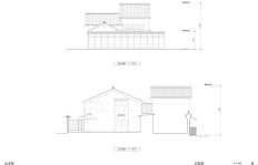 山本邸立面図